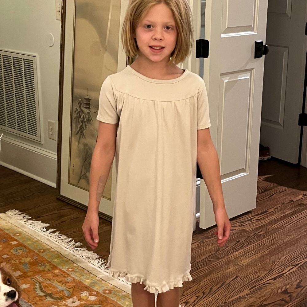 Girls Khaki Dress Casual